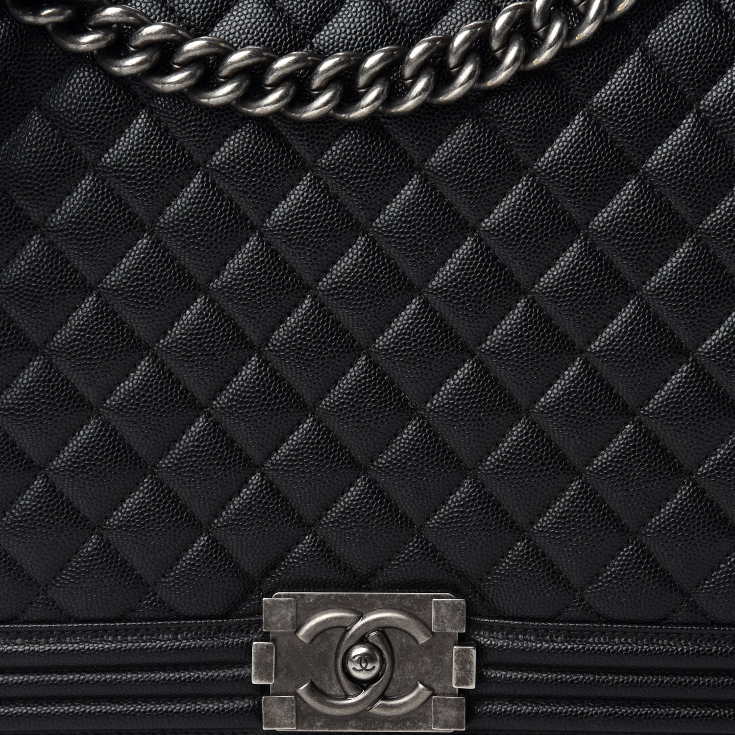 Chanel Caviar Quilted Large Boy Flap Black 11 of 11