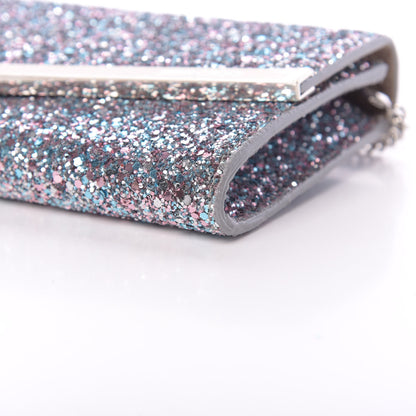Jimmy Choo Glitter Emmie Clutch Bubblegum Mix 10 of 15