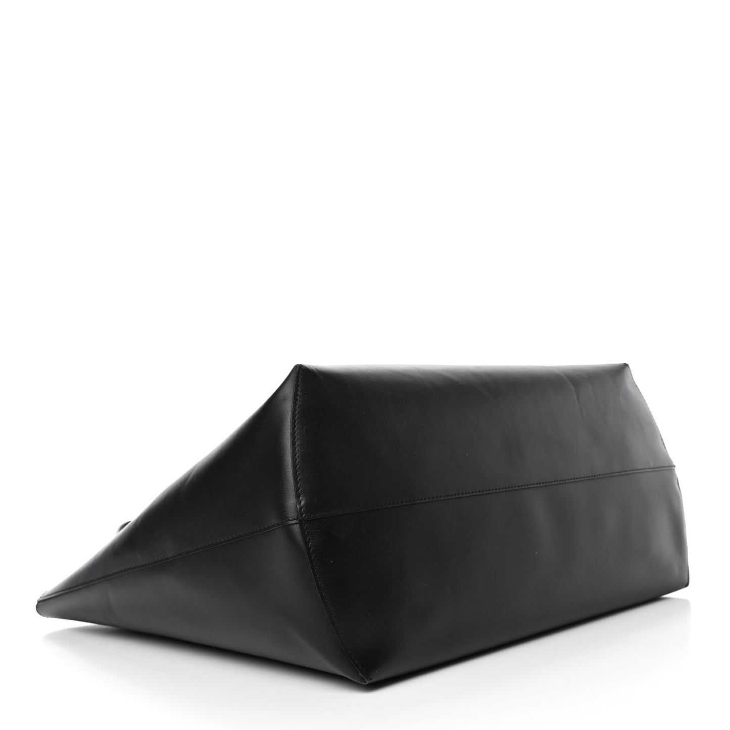 Vitello Ginevra Elaphe Monster Eyes Shopping Tote Black Naturale