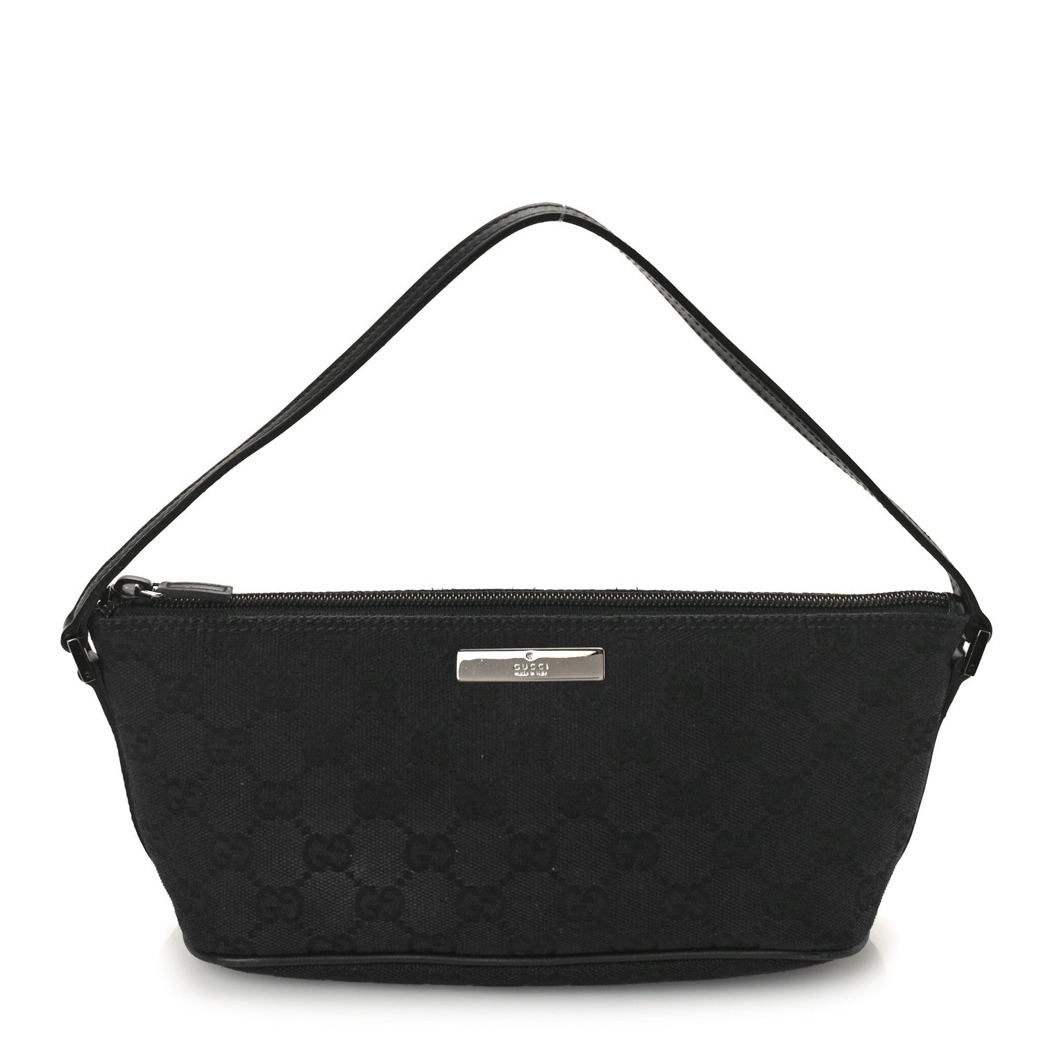 Gucci Monogram Boat Pochette Black 1 of 10