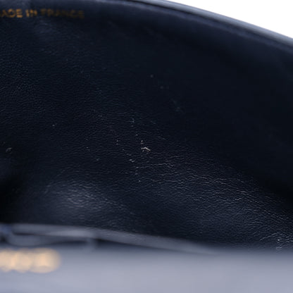 Chanel Lambskin Quilted Medium Double Flap Navy 14 of 15