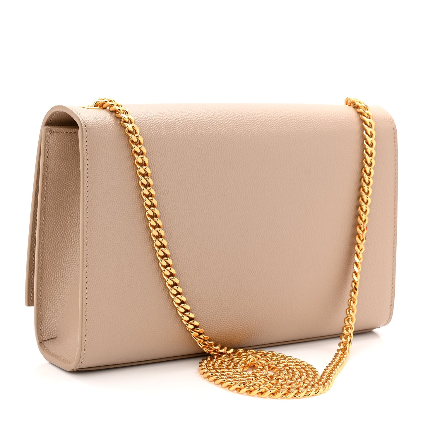 Grain De Poudre Medium Monogram Kate Satchel Dark Beige