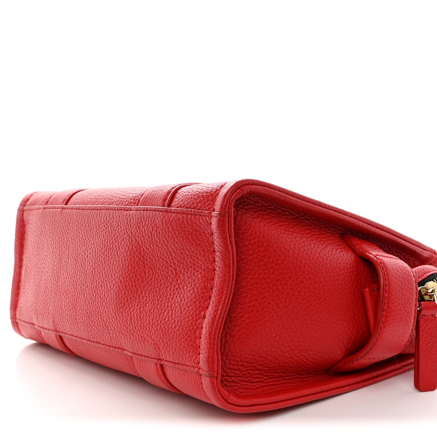 Marc Jacobs Grained Calfskin Small The Tote Bag True Red 10 of 18