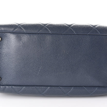Chanel Caviar Quilted Timeless CC Tote Blue 11 of 11