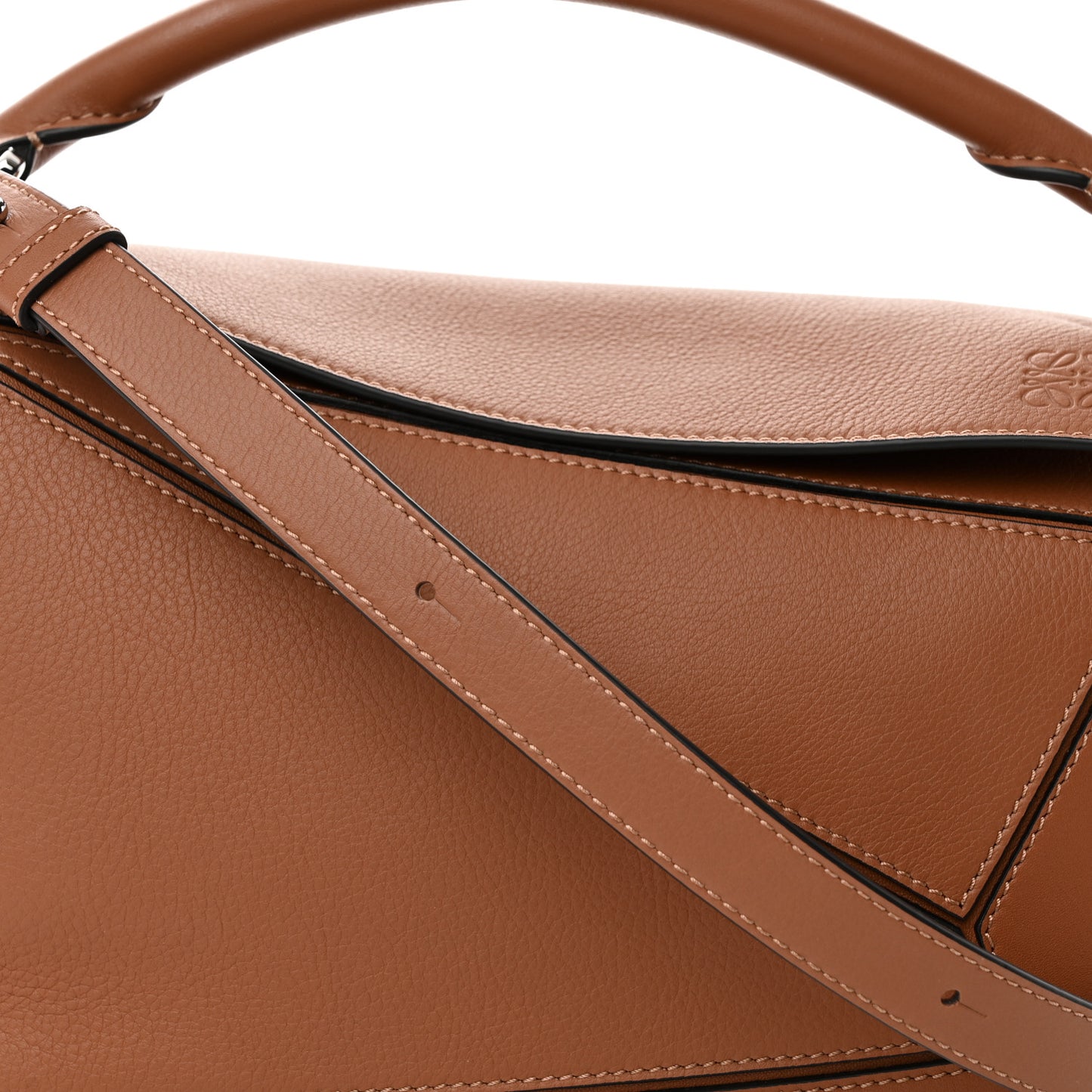 Calfskin Small Puzzle Bag Tan