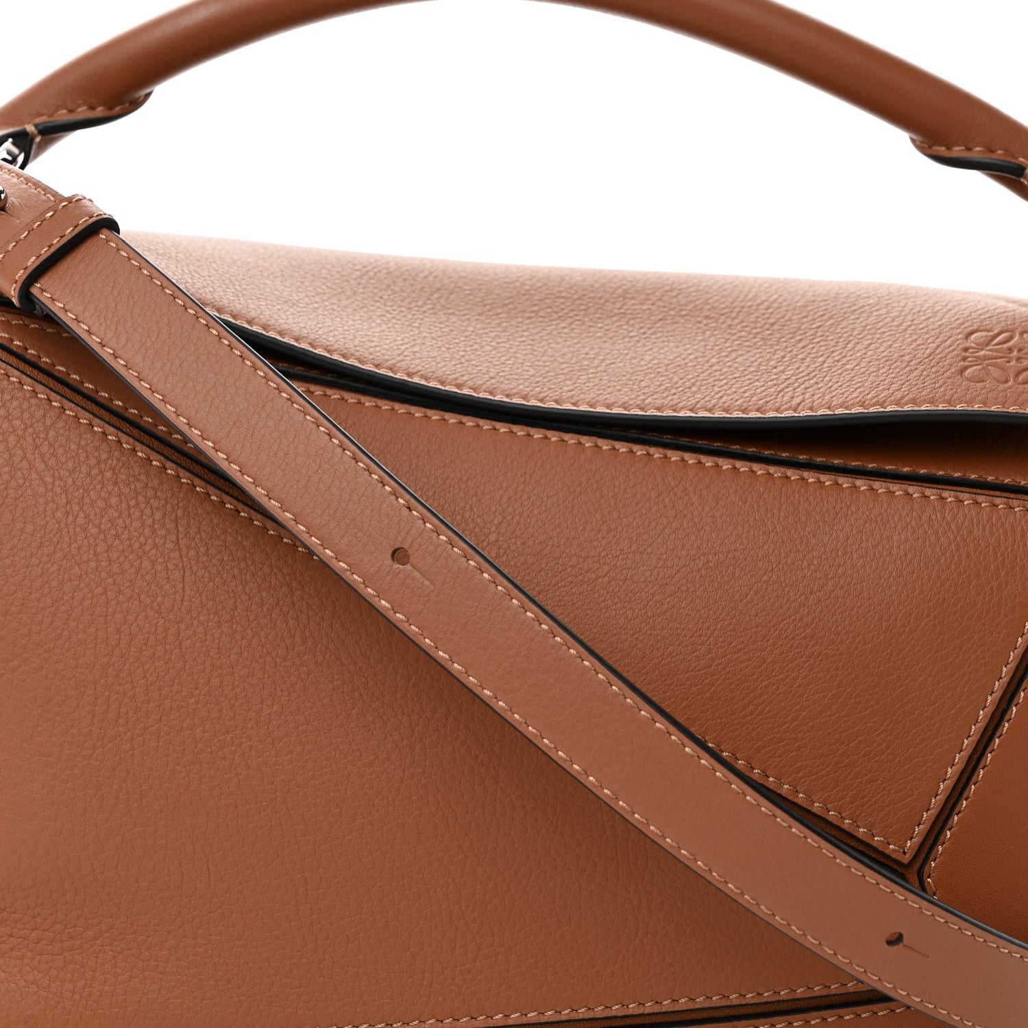 Loewe Calfskin Small Puzzle Bag Tan 7 of 9