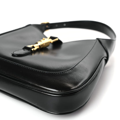 Gucci Boarded Dyana Lux Calfskin Small Jackie 1961 Hobo Black 9 of 9
