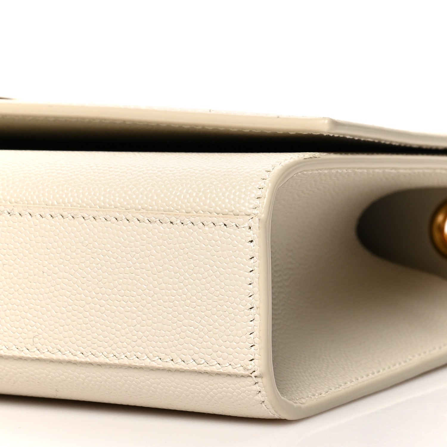 Saint Laurent Grain De Poudre Medium Classic Monogram Kate Satchel Crema Soft 10 of 11