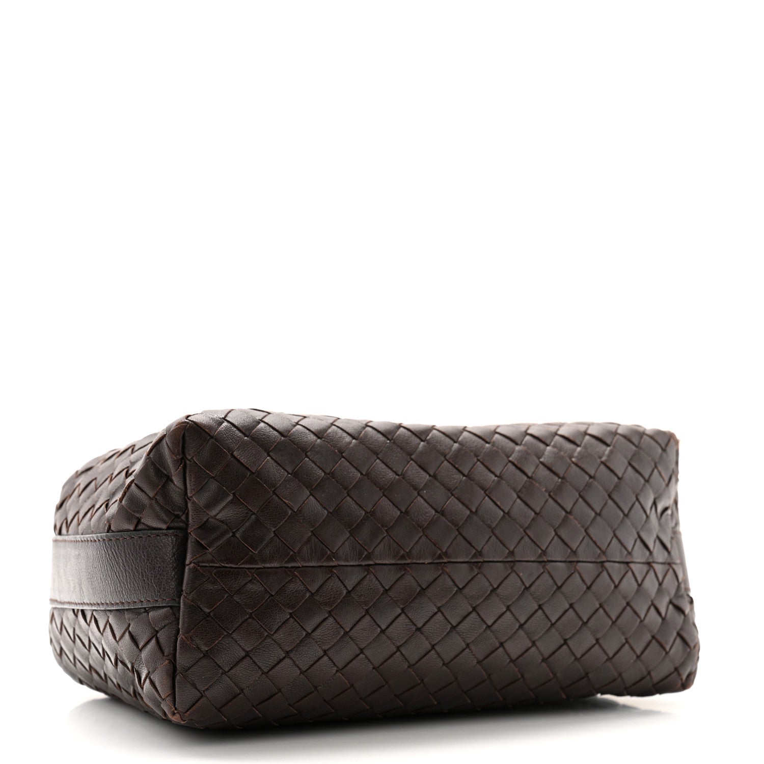 Bottega Veneta Nappa Intrecciato Large Cosmetic Case Ebano 4 of 12