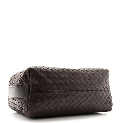 Bottega Veneta Nappa Intrecciato Large Cosmetic Case Ebano 4 of 12