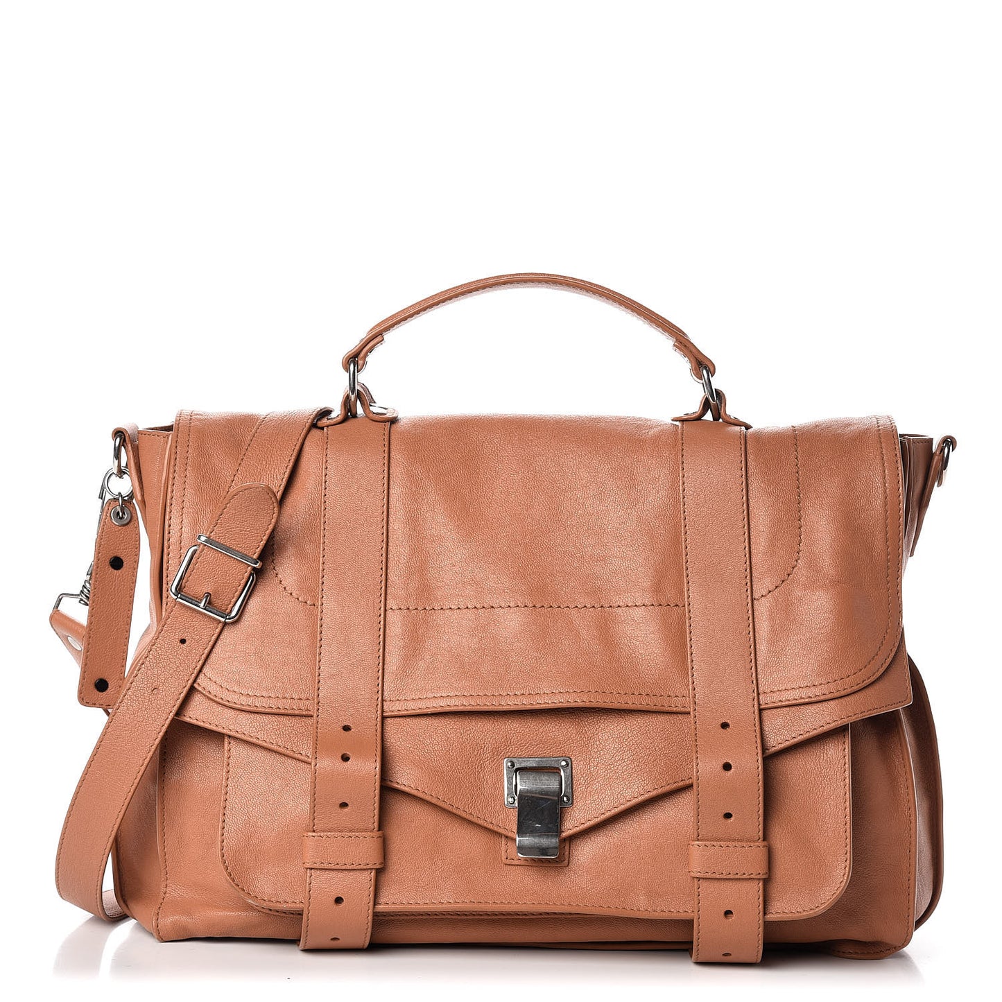 Lambskin Large PS1 Satchel Dune