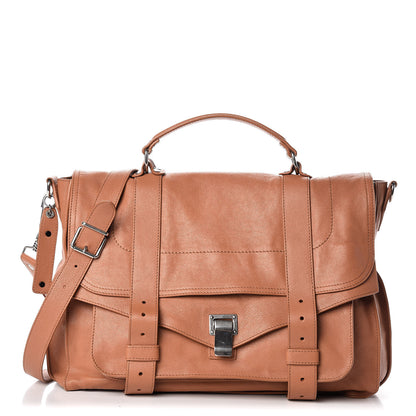 Proenza Schouler Lambskin Large PS1 Satchel Dune 1 of 22