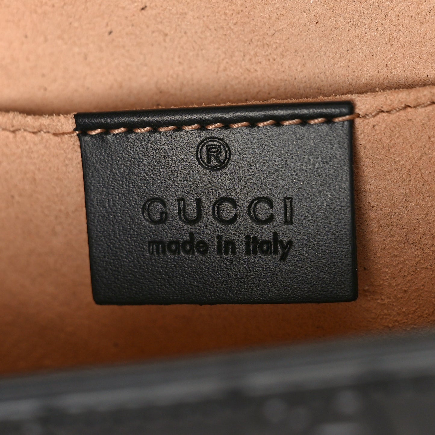 Guccissima Small Padlock Shoulder Bag Black