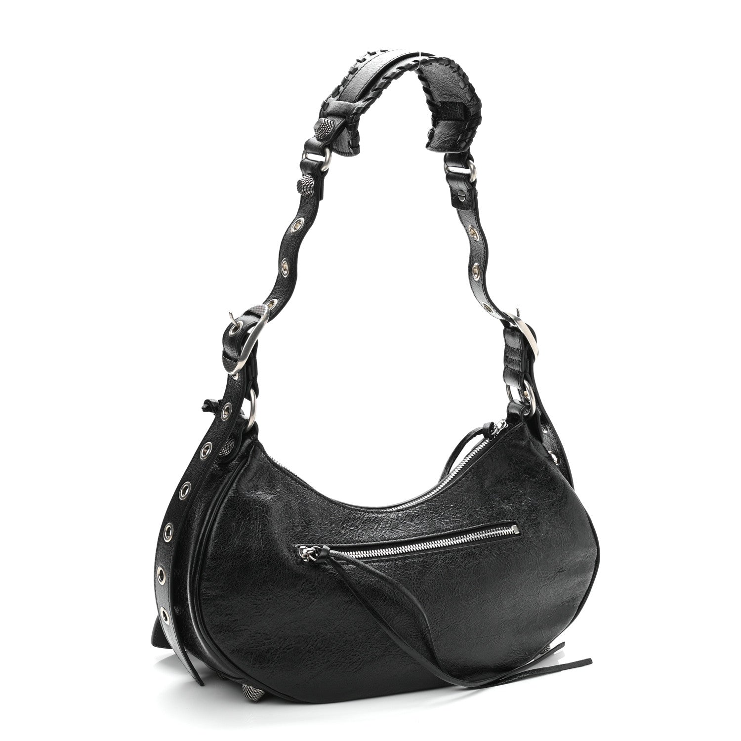 Balenciaga Agneau Arena Small Le Cagole Shoulder Bag Black 4 of 11