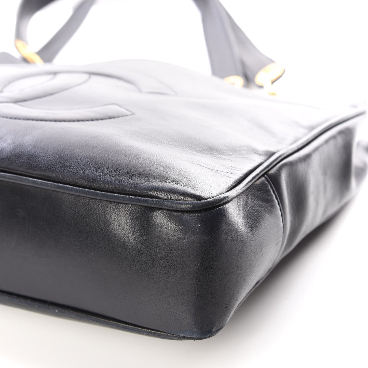 Lambskin CC Shoulder Bag Black