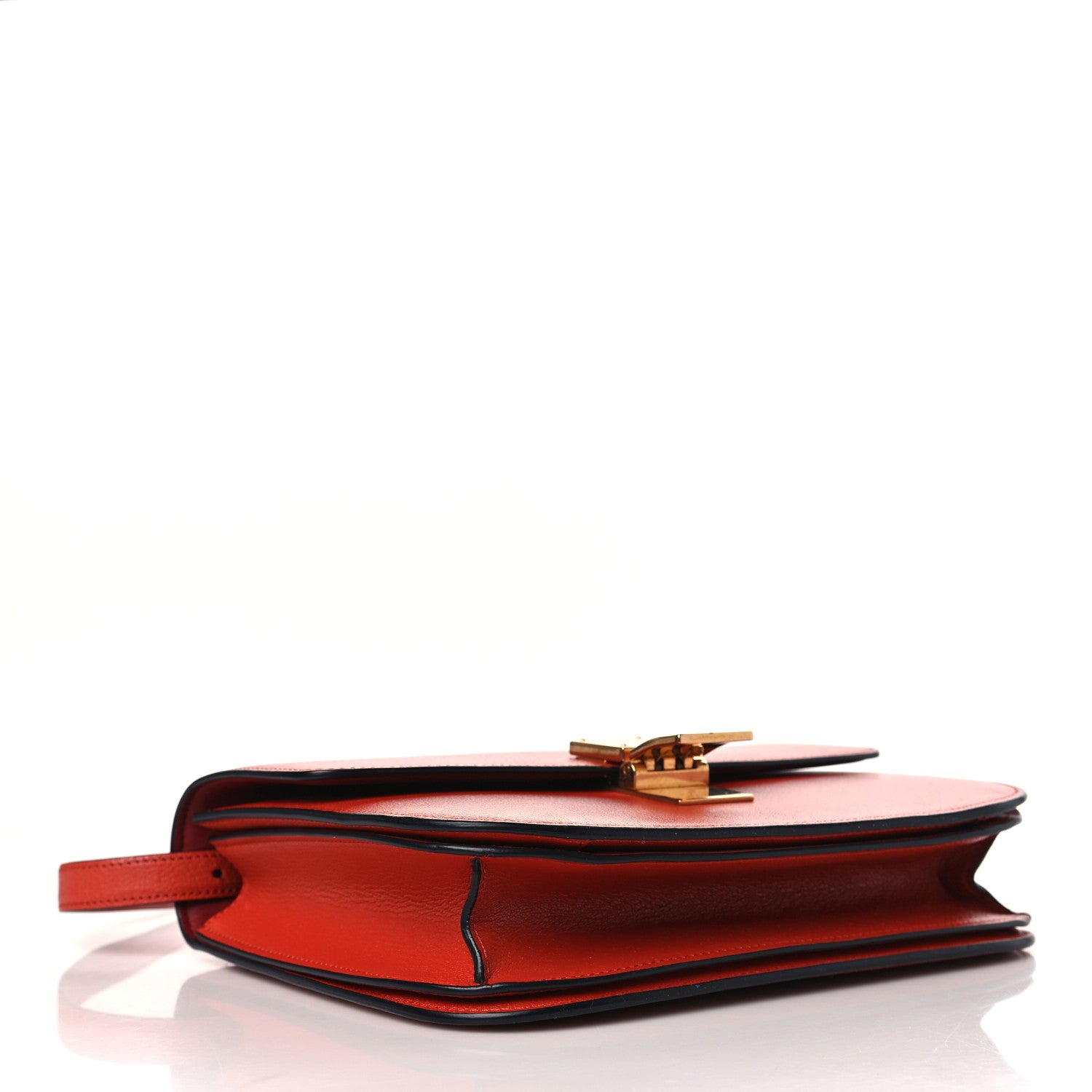 Celine Goatskin Medium Classic Box Flap Bag Cinnamon 3 of 9