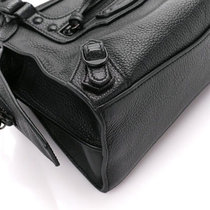 Balenciaga Grained Calfskin Neo Classic Black Hardware Mini City Black 8 of 9