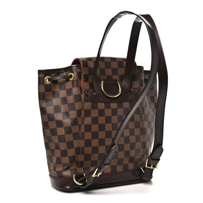 Louis Vuitton Damier Ebene Montsouris MM Backpack 3 of 10
