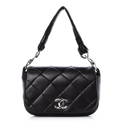 Chanel Lambskin Quilted Flap Bag Black 1 of 8