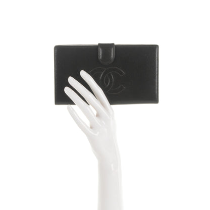Chanel Caviar Timeless CC French Wallet Dark Brown 2 of 8