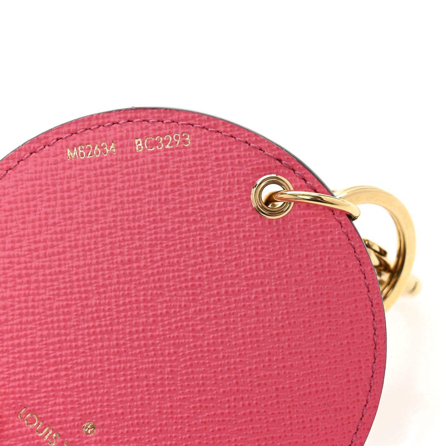 Monogram 2023 Christmas Animation Sailing Vivienne Bag Charm Key Ring Dragonfruit Pink