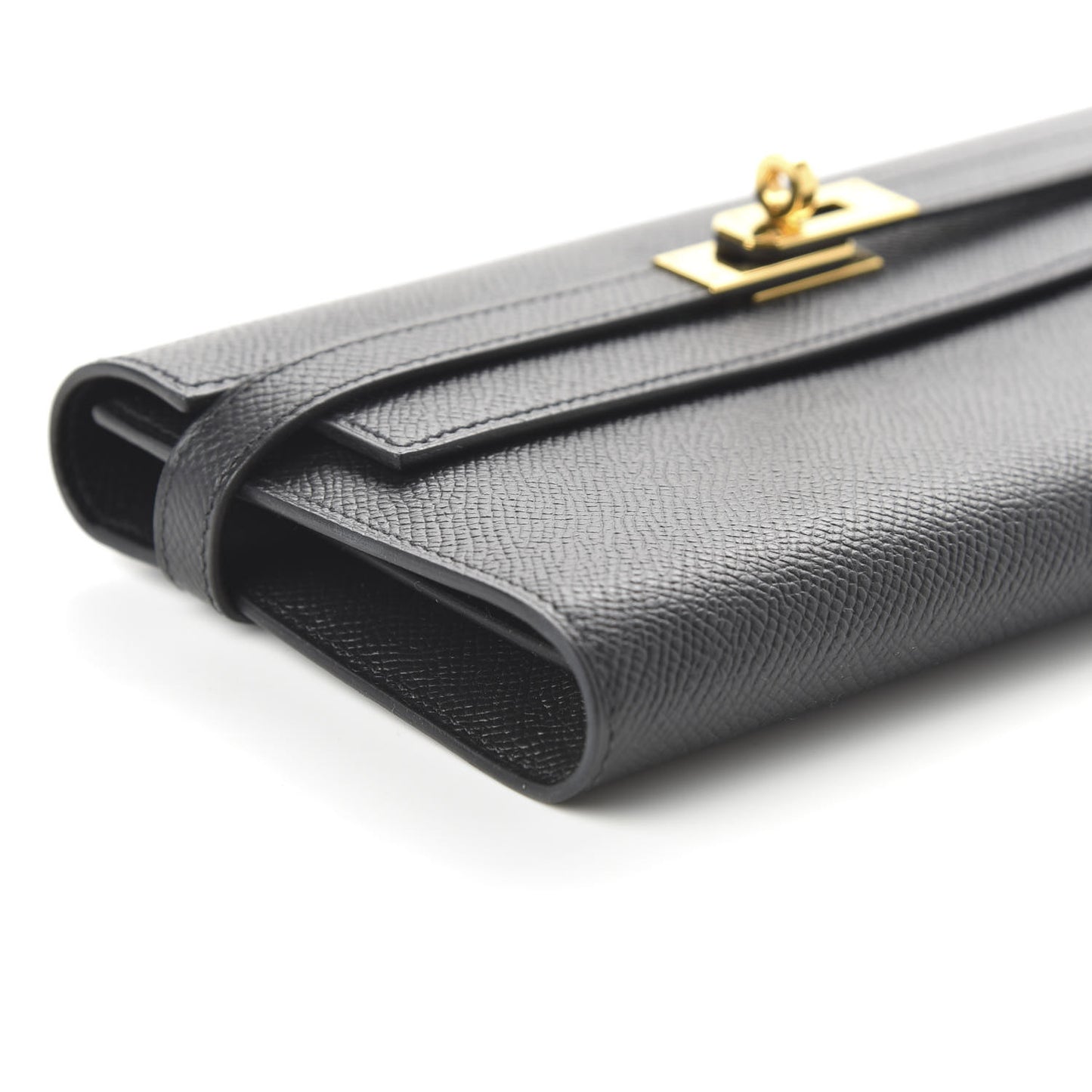 Epsom Kelly Longue Wallet Black