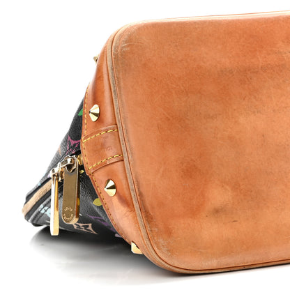 Louis Vuitton Monogram Multicolor Alma Black 9 of 11