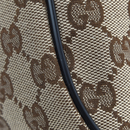 Gucci Monogram Flap Messenger Bag Beige Dark Brown 9 of 9