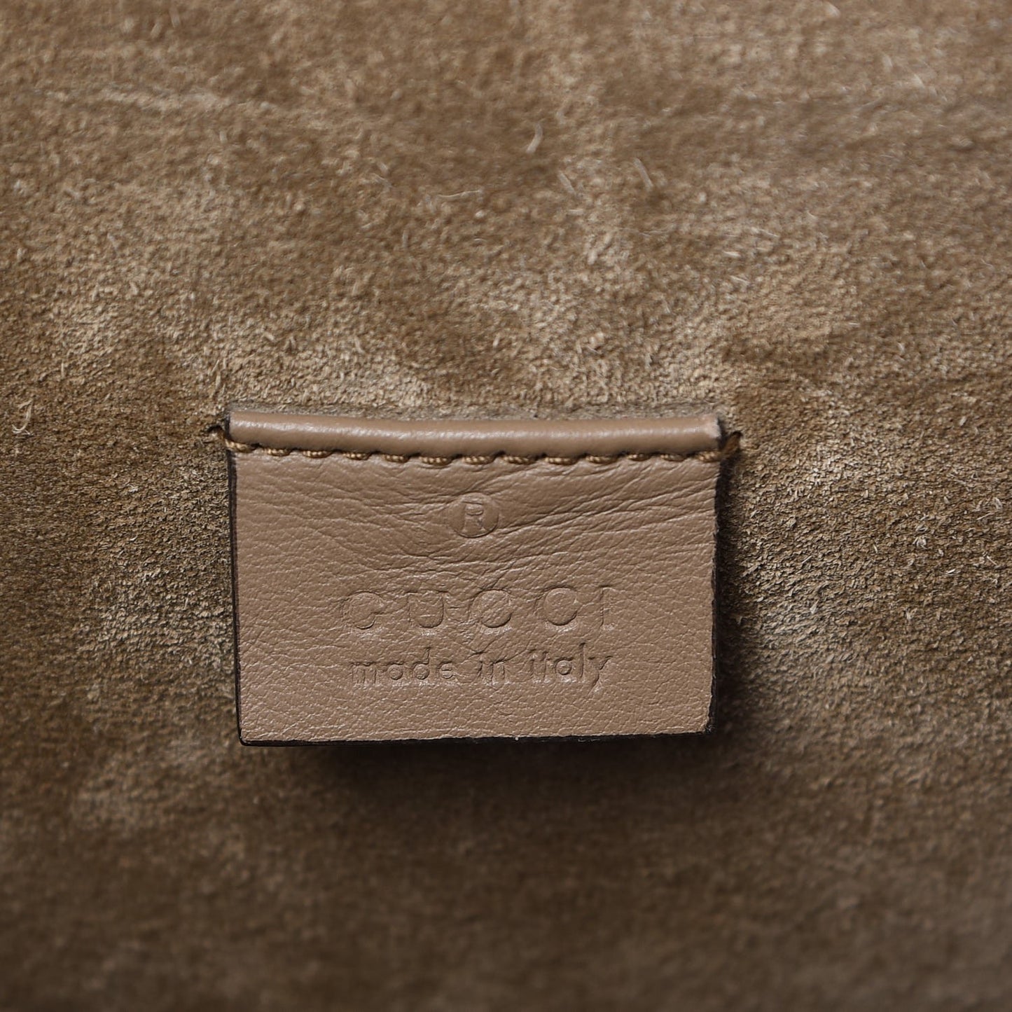 GG Supreme Monogram Medium Dionysus Shoulder Bag Taupe