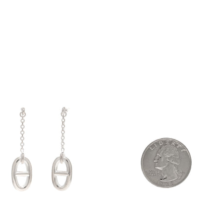 Hermes Sterling Silver Farandole Drop Earrings 2 of 5