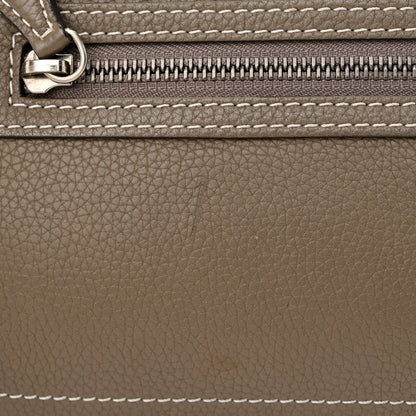Celine Drummed Calfskin Micro Luggage Souris 11 of 14
