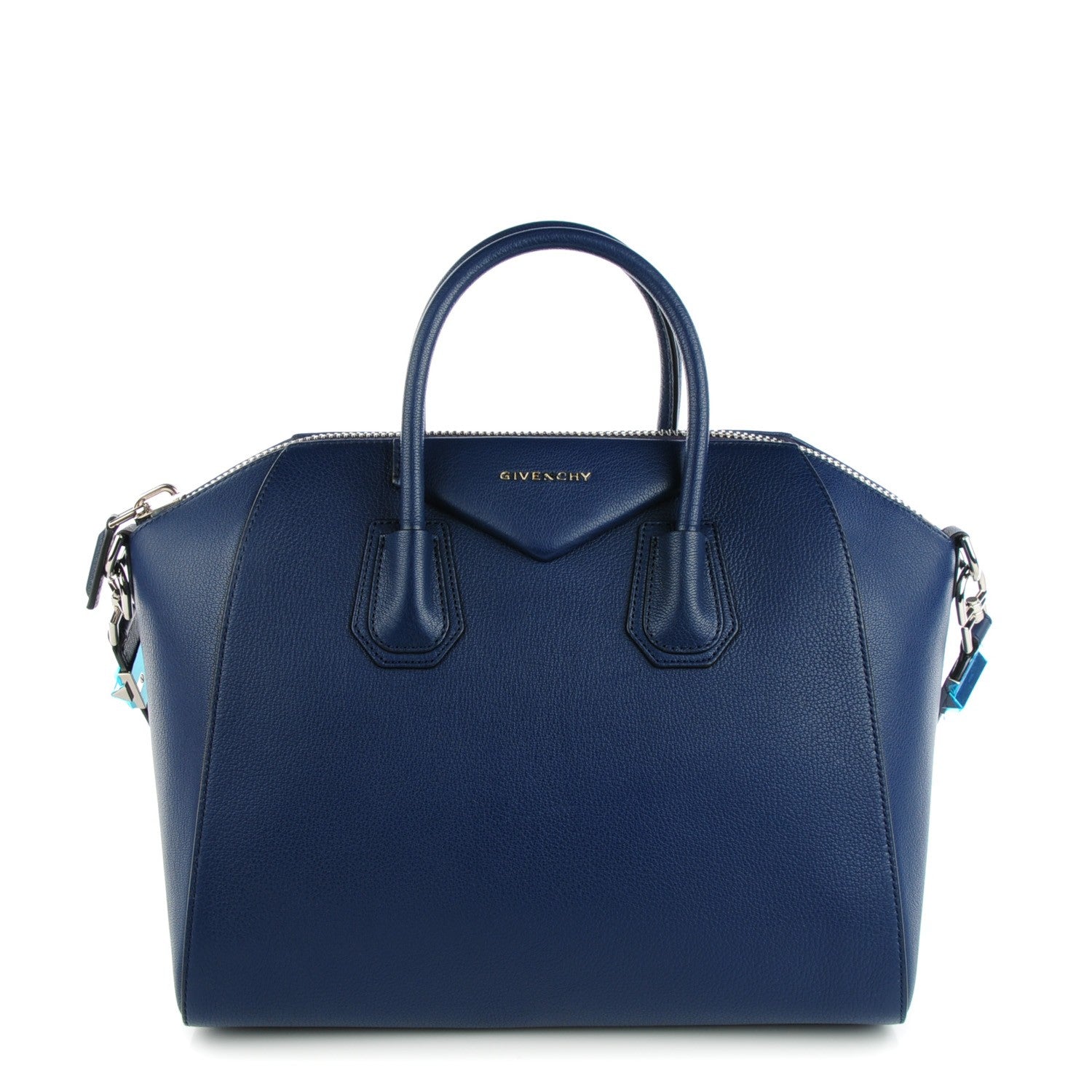 Givenchy Sugar Goatskin Medium Antigona Deep Blue 1 of 7