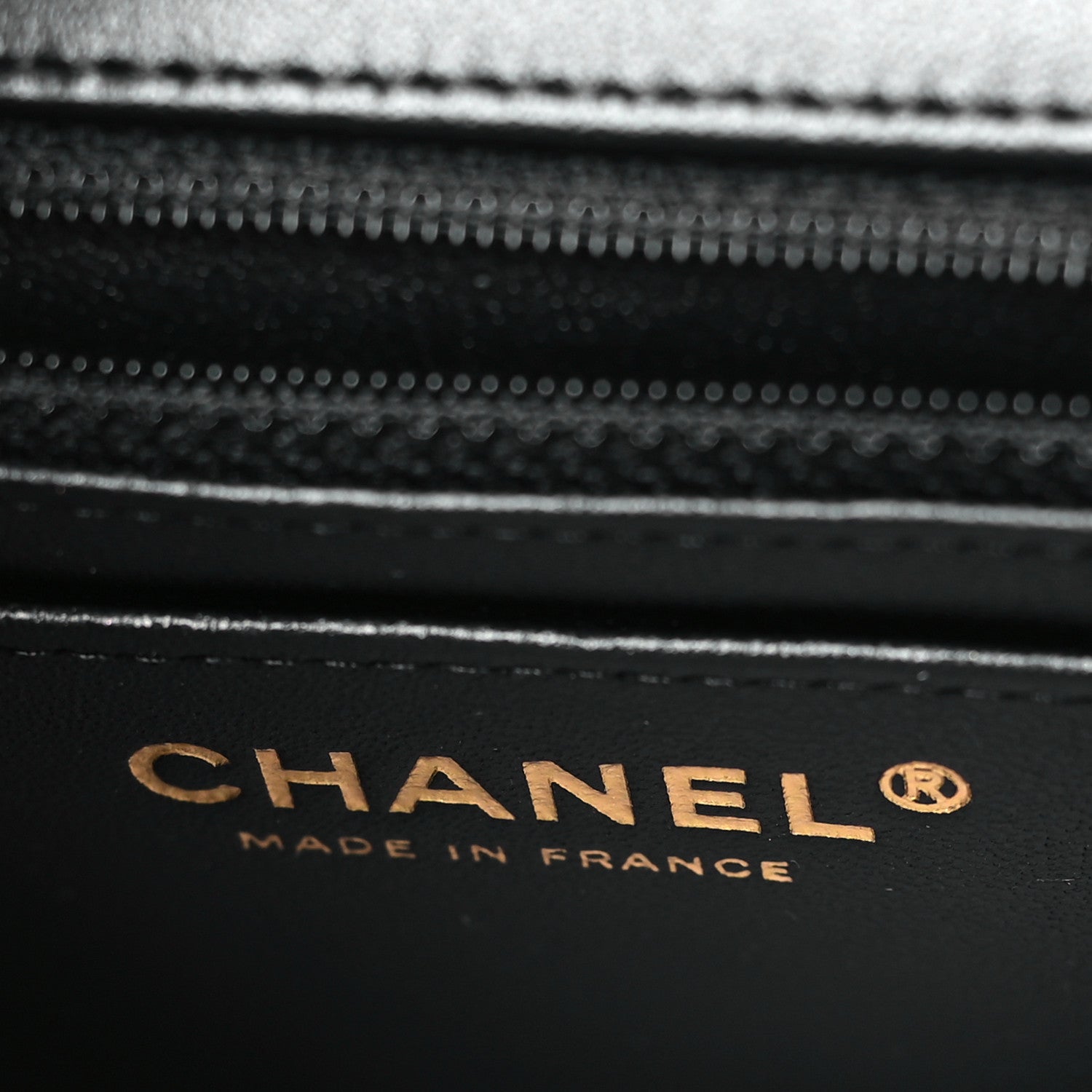 Chanel Lambskin Quilted Mini Rectangular Flap Black 6 of 11
