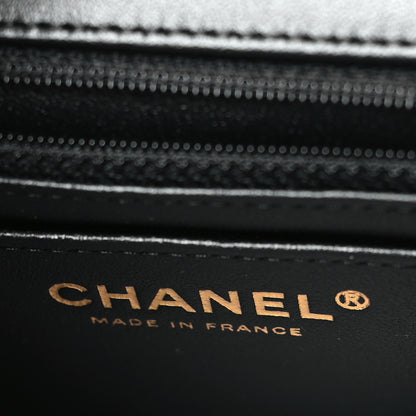 Chanel Lambskin Quilted Mini Rectangular Flap Black 6 of 11