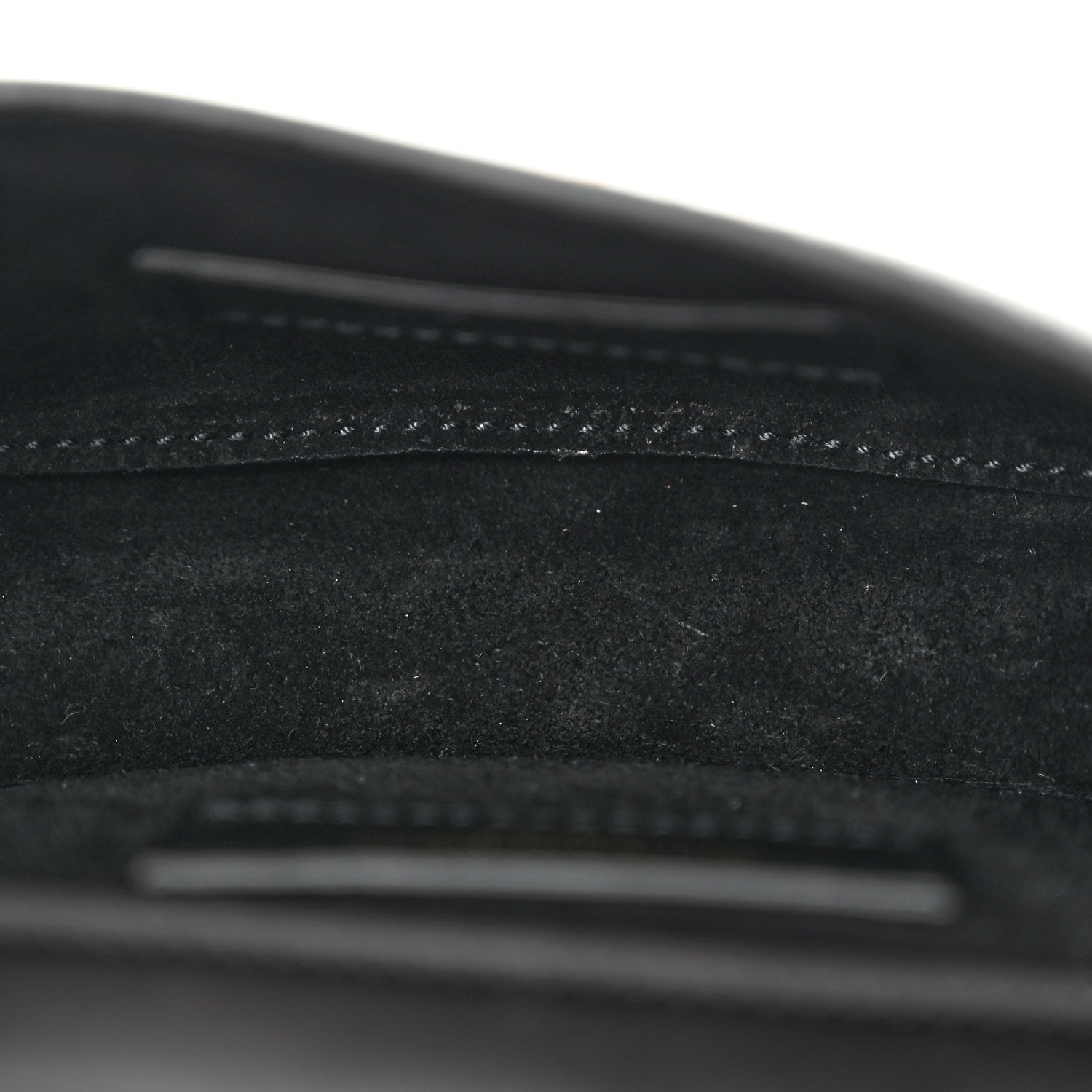 Saint Laurent Smooth Calfskin Mini Classic Monogram Kaia Belt Black 5 of 14