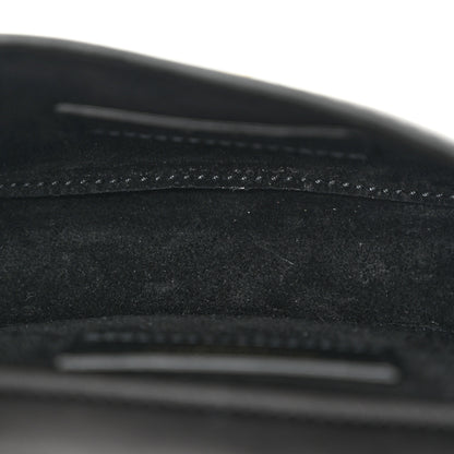 Saint Laurent Smooth Calfskin Mini Classic Monogram Kaia Belt Black 5 of 14