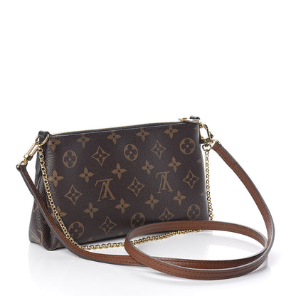 Louis Vuitton Monogram Pallas Clutch Black 3 of 8