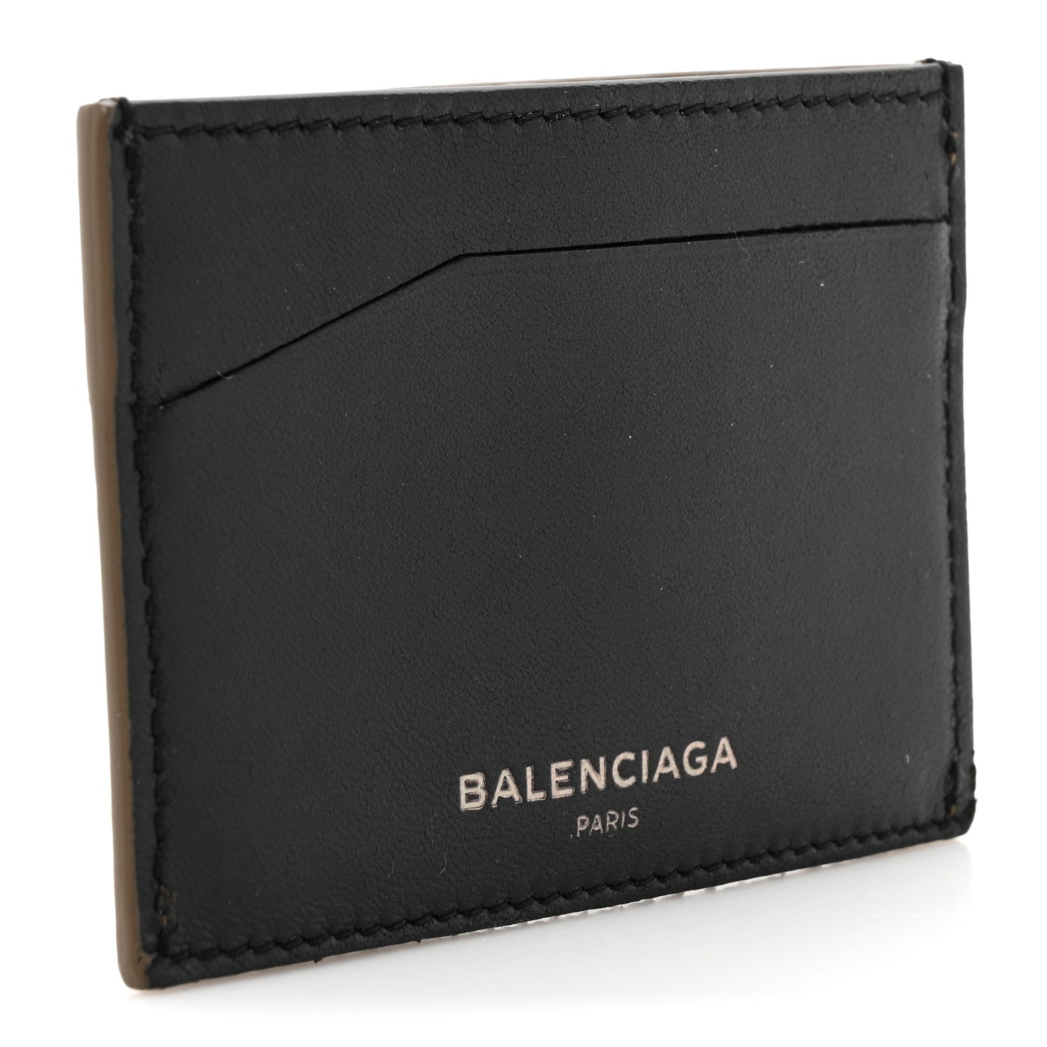Balenciaga Snakeskin Card Holder Black 3 of 11