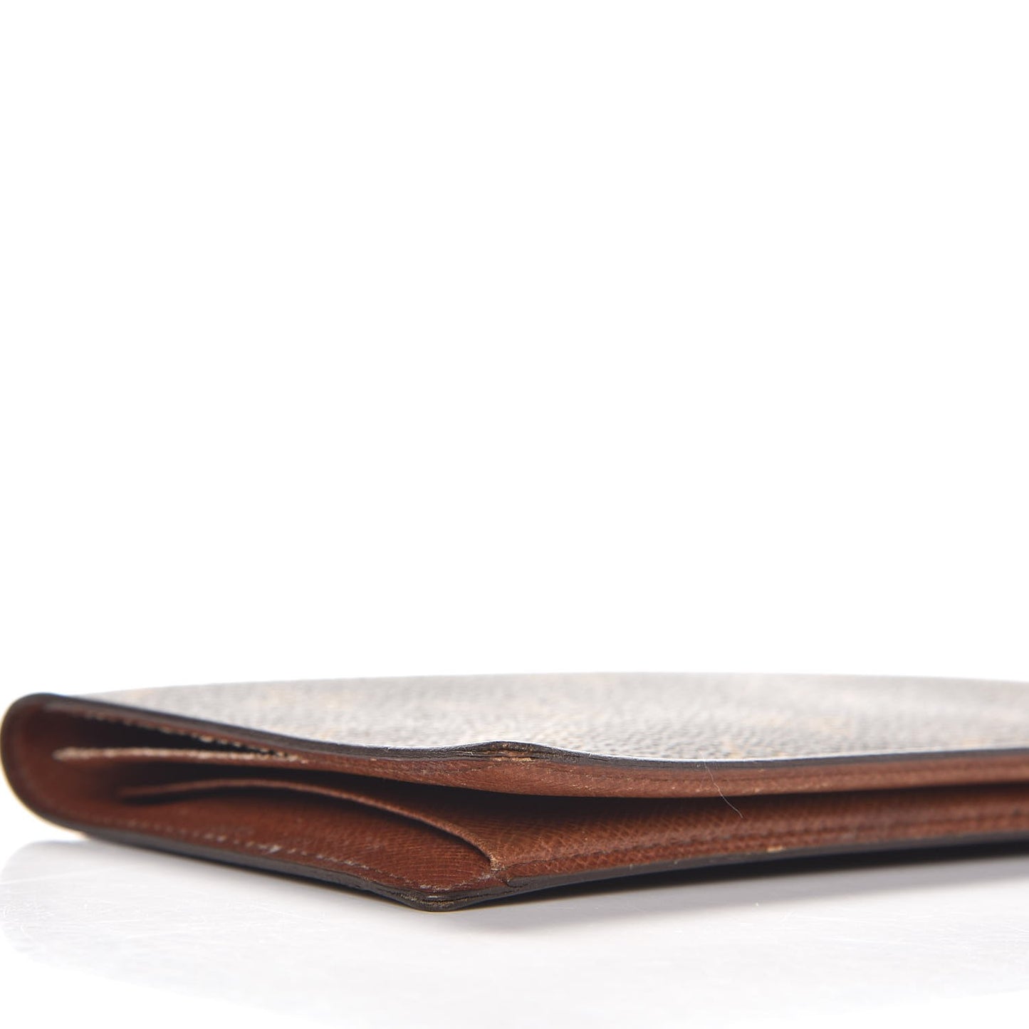 Monogram Simple Checkbook Holder Wallet