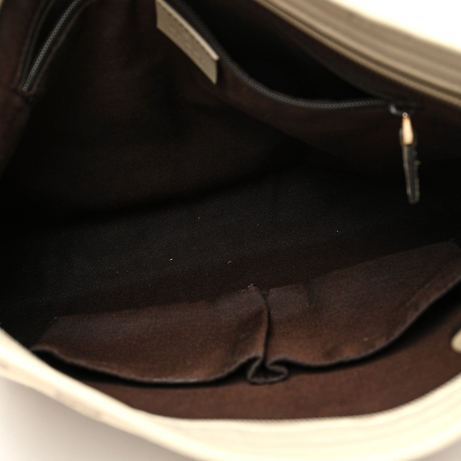 Gucci Monogram Medium Flat Messenger Bag Off White 5 of 10