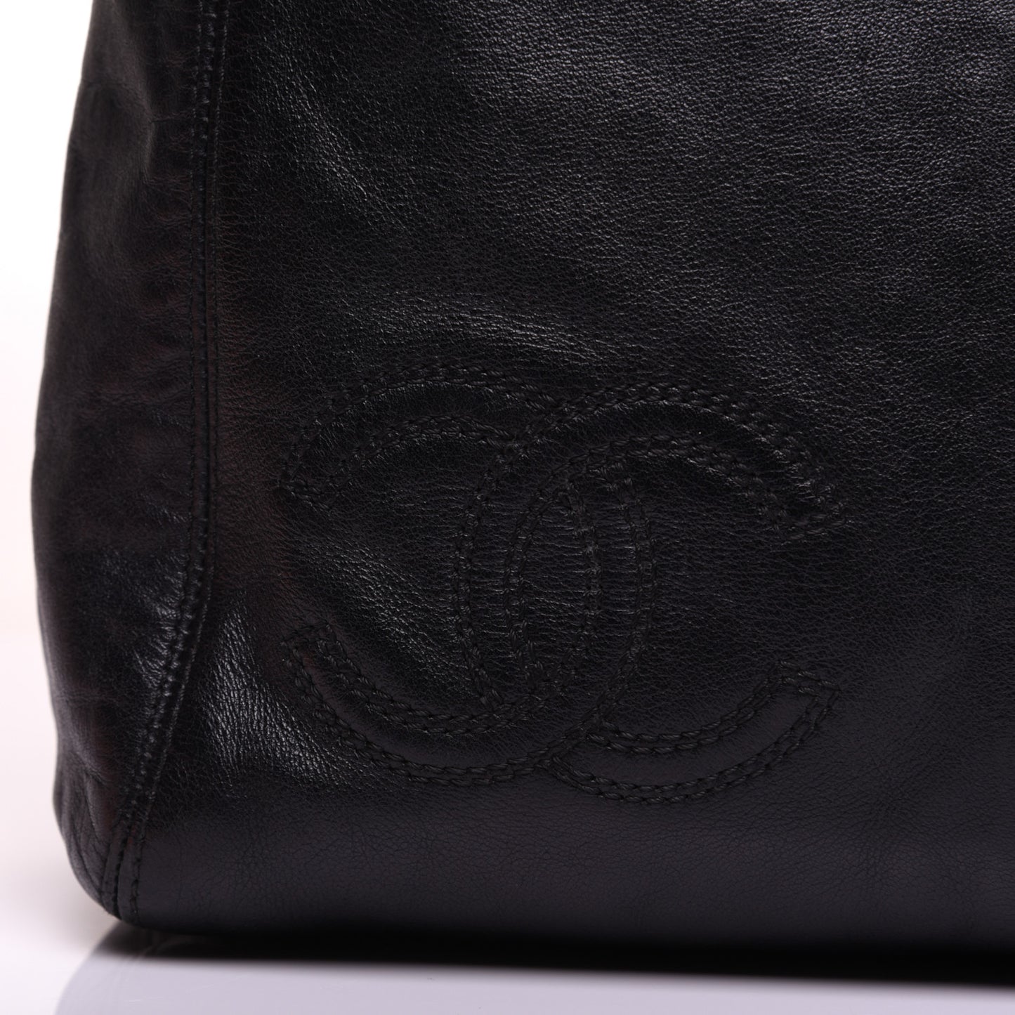 Lambskin CC Shoulder Bag Black