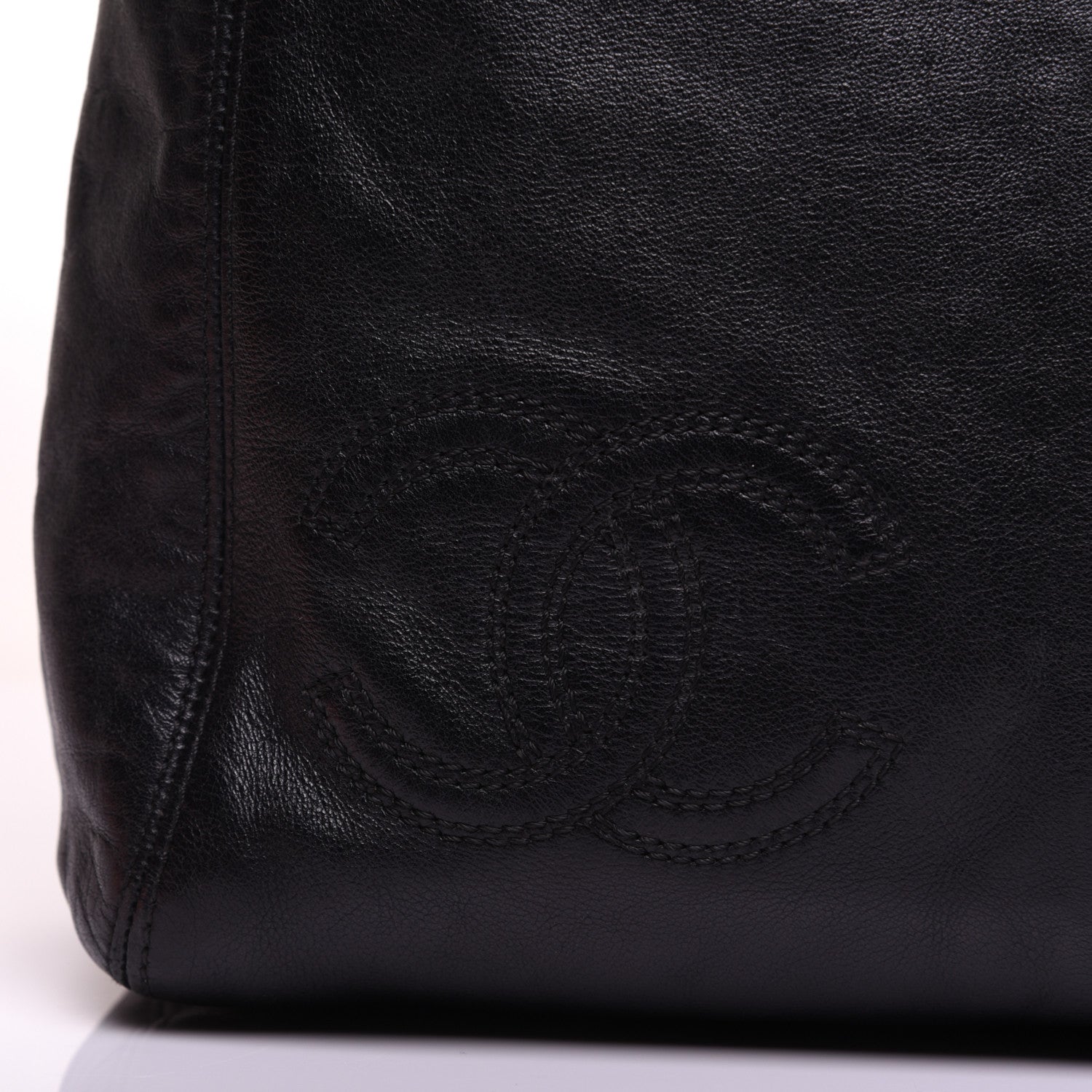 Chanel Lambskin CC Shoulder Bag Black 11 of 13