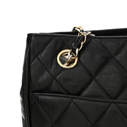 Chanel Lambskin Quilted Shoulder Bag Black 18 of 18