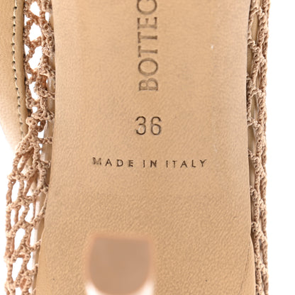 Bottega Veneta Mesh Nappa Chunky Chain Sandals 36 Beige Pony 8 of 9