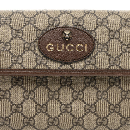 Gucci GG Supreme Monogram Neo Vintage Web Belt Bag Brown 7 of 9