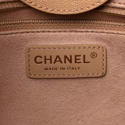 Chanel Caviar Small Studded Deauville Tote Beige 6 of 12