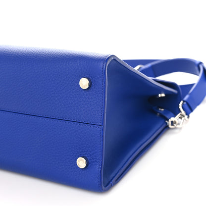 Christian Dior Grained Calfskin Medium Diorever Flap Blue 10 of 10