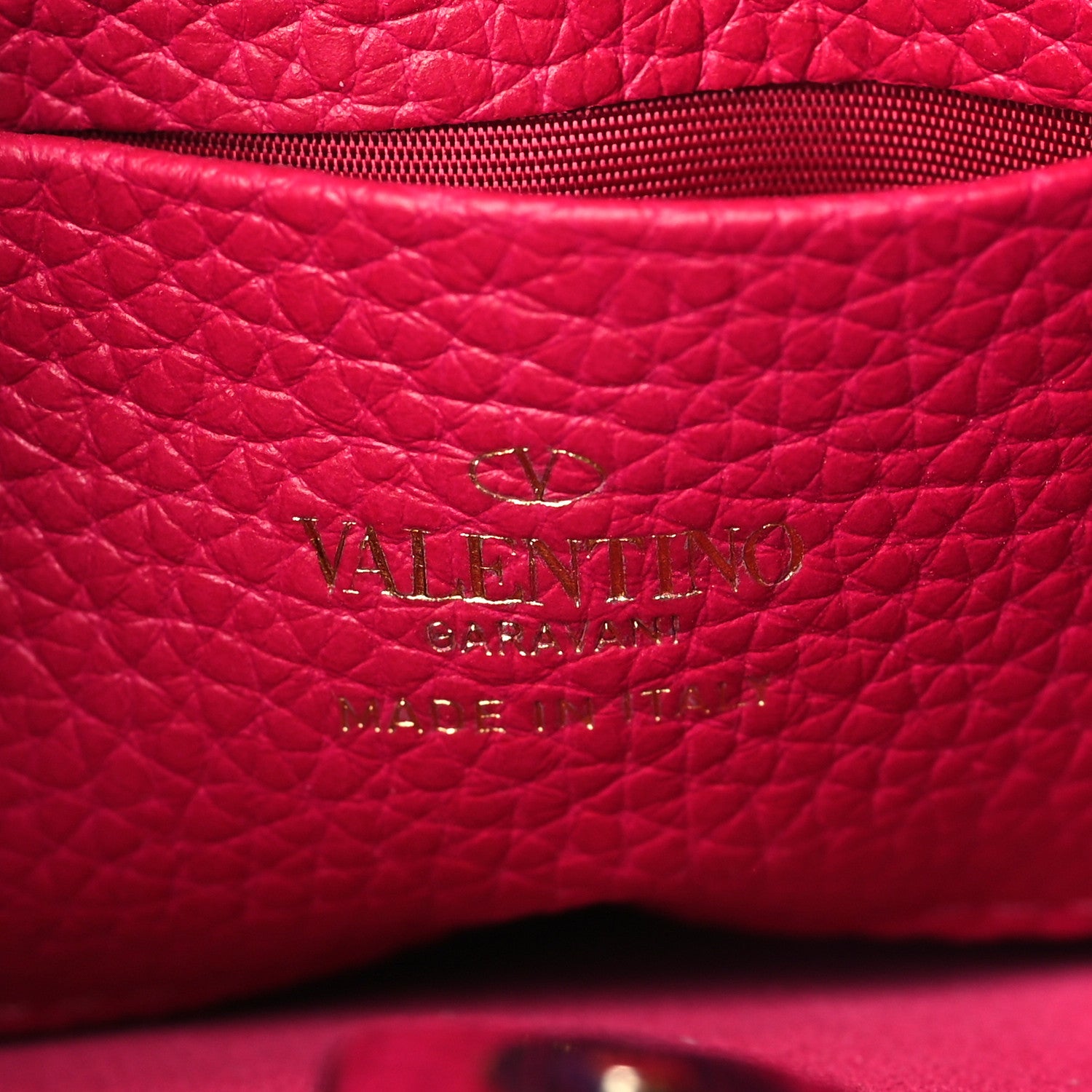 Valentino Garavani Pebbled Calfskin Rockstud North-South Crossbody Bag Rose Violet 6 of 8