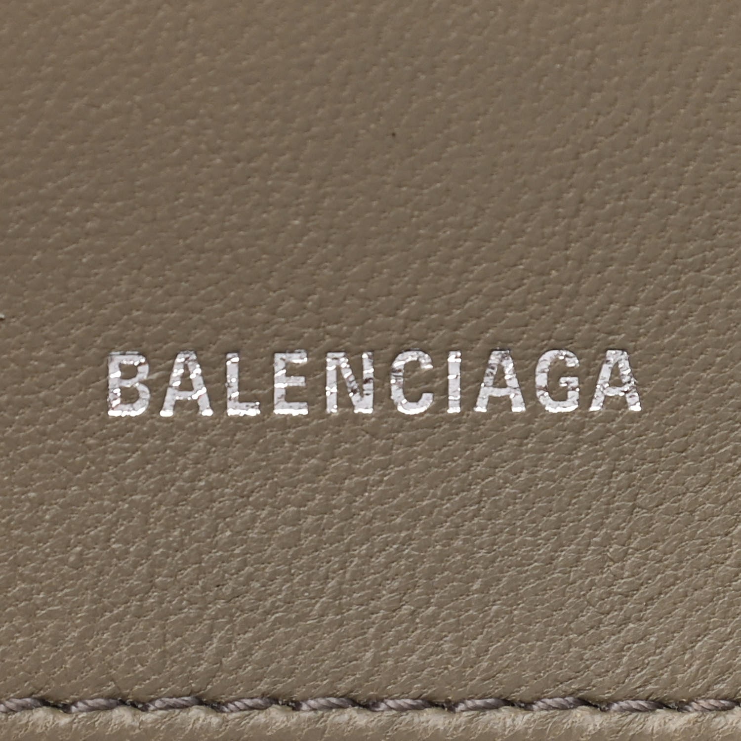 Balenciaga Calfskin Snake Effect Small Hourglass Top Handle Bag Black White 6 of 13