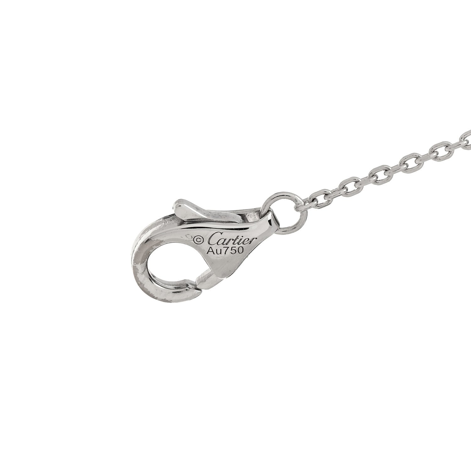 Cartier 18K White Gold Diamond XS D'Amour Bracelet 3 of 3